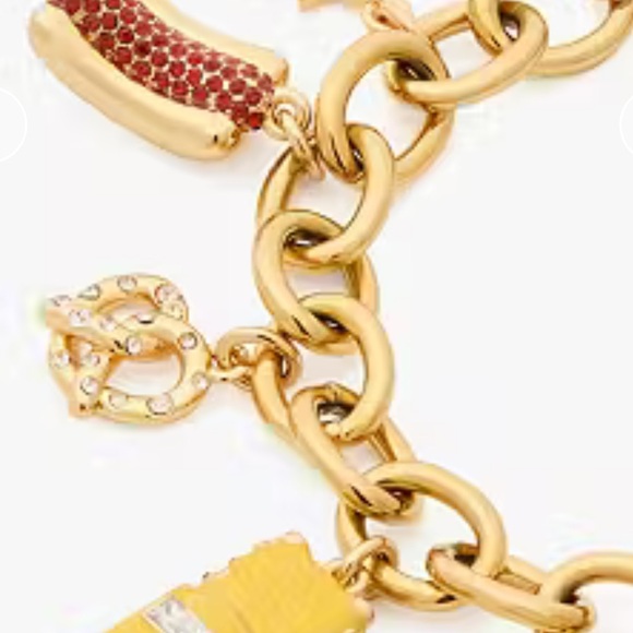 NEW kate spade new york Hit The City Charm NYC Gold Tone Bracelet 7.25”-8.75” - Picture 14 of 15
